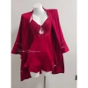 Váy ngủ cao cấp + áo choàng lụa hoa nhí, nơ ngực đuôi cá siêu sexy - Giảm còn 655k Xíu Sleepwear 11