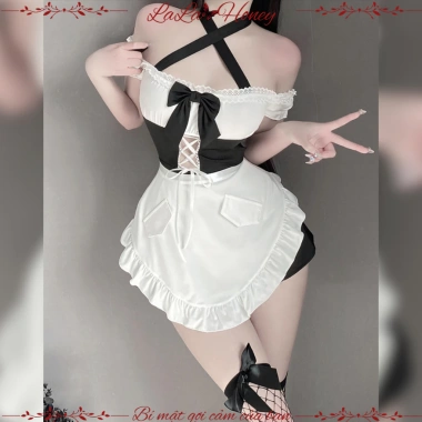Váy Ngủ Cosplay Cao Cấp Hầu Gái Dễ Thương, Sexy Gợi Cảm - 189k - LALA HONEY 7 Váy Ngủ Cosplay Cao Cấp Hầu Gái Dễ Thương, Sexy Gợi Cảm - 189k - LALA HONEY 7