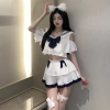 Váy ngủ cosplay học sinh 2 mảnh đính nơ cổ vải cảm - Giá ưu đãi 139k, giá gốc 169.580 6