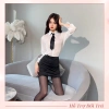Váy Ngủ Cosplay Sexy DN20 CHE TÊN - Bộ ôm body + áo sơ mi trắng, gợi cảm công sở, 104.000 VND 5