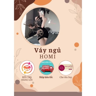 Váy ngủ cosplay sườn xám nhung mềm xuyên thấu gợi cảm - Giá chỉ 320.000 VND