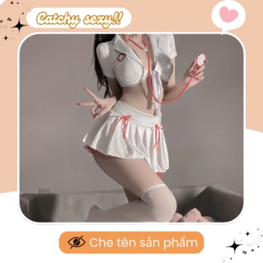 Váy Ngủ Cosplay Y Tá DN73 Đầm Ngủ Sexy, Quyến Rũ, Giá chỉ 130k 8