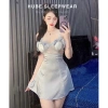 Váy Ngủ Hai Dây Lụa Bèo Ren Ngực Đệm Ngực Dáng Xoè Gợi Cảm - Xíu Sleepwear 225k
