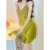 Váy Ngủ Hai Dây Lụa Viền Ren Đệm Ngực Dáng Xoè Dài Loại 1 - Giảm Giá Đến 255k Xíu Sleepwear 7