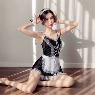 Váy ngủ Hầu Gái Cosplay DN54 - Đồ Ngủ Sexy Quyến Rũ, Hóa Trang Khiêu Gợi, Giá 69.000đ 3 Váy ngủ Hầu Gái Cosplay DN54 - Đồ Ngủ Sexy Quyến Rũ, Hóa Trang Khiêu Gợi, Giá 69.000đ 3