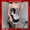 Váy ngủ hầu gái dây đan buộc sau DN21 sexy, gợi cảm, bộ ngủ quyến rũ - chỉ 100.000₫