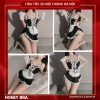 Váy ngủ hầu gái dây đan buộc sau DN21 sexy, gợi cảm, bộ ngủ quyến rũ - chỉ 100.000₫ 5