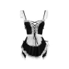 Váy ngủ hầu gái dây đan buộc sau DN21 - Sexy gợi cảm, quyến rũ, chỉ 106k 2