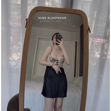 Váy ngủ lụa cao cấp cup ngực ren nơ siêu sexy - giảm còn 235k 3 Váy ngủ lụa cao cấp cup ngực ren nơ siêu sexy - giảm còn 235k 3