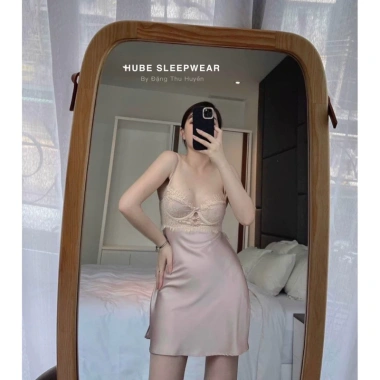 Váy ngủ lụa cao cấp cup ngực ren nơ siêu sexy - giảm còn 235k 7 Váy ngủ lụa cao cấp cup ngực ren nơ siêu sexy - giảm còn 235k 7
