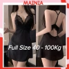 Váy Ngủ Lụa Cổ V Hở Lưng Size Full 40‑100kg - 700 - Giá chỉ 139.500 VND