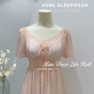 Váy ngủ lụa ren hai lớp eo ngực hoa hồng - Siêu tiểu thư cao cấp Xíu Sleepwear 6 Váy ngủ lụa ren hai lớp eo ngực hoa hồng - Siêu tiểu thư cao cấp Xíu Sleepwear 6