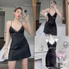 Váy ngủ lụa ren sang trọng, ngực eo dây cổ - Hube Sleepwear giảm giá 315k