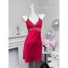 Váy ngủ lụa ren sang trọng, ngực eo dây cổ - Hube Sleepwear giảm giá 315k 10
