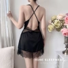 Váy Ngủ Lụa Tơ Hai Dây Đôi Viền Ren Gấu Siêu Sexy - QC Loại 1 Cao Cấp Xíu Sleepwear 295k 4