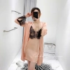 Váy Ngủ Lụa và Áo Choàng Ren Nơ Sexy Loại 1 Giá Ưu Đãi 455k Xíu Sleepwear 5
