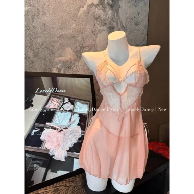 Váy Ngủ Lưới Ren Ngọc Xuyên Thấu Mẫu Mới - Giảm Giá 255k Xíu Sleepwear 7 Váy Ngủ Lưới Ren Ngọc Xuyên Thấu Mẫu Mới - Giảm Giá 255k Xíu Sleepwear 7