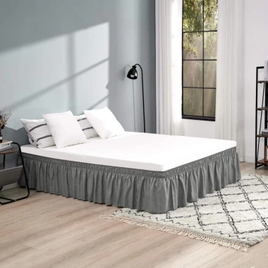 Váy ngủ NLINNI vỏ bụi giường, xù chống phai, bảo vệ giường, giặt được – 241.920₫ 6