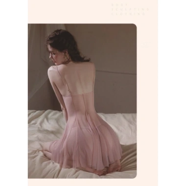 Váy Ngủ Nữ Deep V Ren Sling - Loungewear Quyến Rũ, Phong Cách Mới, Giá 134.882₫ 9