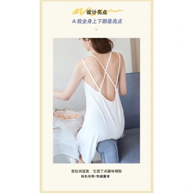 Váy Ngủ Nữ FREESHIP Sexy Dây Đan Chéo Lưng - Quyến Rũ Gợi Cảm VAY08 120k 8