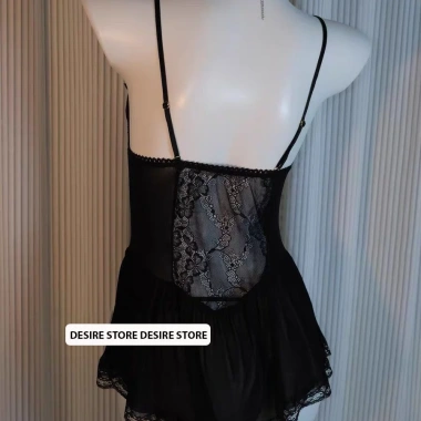 Váy ngủ ren 2 dây ôm body hở lưng gợi cảm cao cấp - Giá chỉ 168k 4