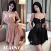 Váy Ngủ Ren Đính Hoa Nhí Full Size 40-95Kg Siêu Xinh - MAINIA STORE 119.500₫ 7