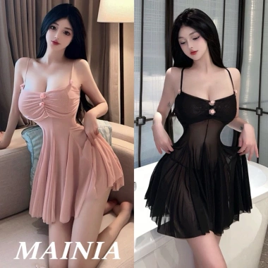 Váy Ngủ Ren Đính Hoa Nhí Full Size 40-95Kg Siêu Xinh - MAINIA STORE 119.500₫
