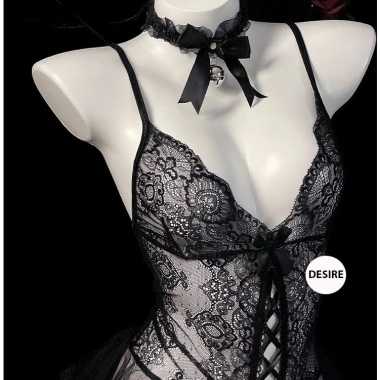 Váy ngủ ren ôm body xẻ đáy tôn dáng gợi cảm sexy Giá giảm 128k VN-8.494-1 4