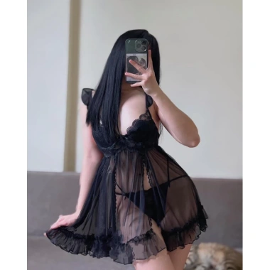 Váy ngủ ren sexy cao cấp có đệm kèm chip, đầm mặc nhà gợi cảm, quyến rũ - 199k