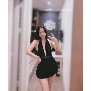 Váy Ngủ Ren Siêu Mềm Sexy Loại 1 Hàng QC Xíu Sleepwear Giá 245.000 VND 4