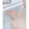 Váy ngủ ren tơ chấm bi nhí kèm chip xuyên thấu bèo viền Loại 1 - Hube Sleepwear 285k 8
