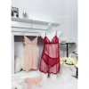 Váy ngủ ren tơ chấm bi nhí kèm chip xuyên thấu bèo viền Loại 1 - Hube Sleepwear 285k 9