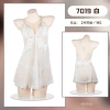 Váy ngủ sexy đầm ngủ gợi cảm voan mỏng thêu ngực nổi, đính nơ cao cấp tặng chip - Giá chỉ 118.000đ 8