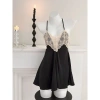 Váy ngủ sexy HT179 ren xẻ ngực, lụa dáng xòe quyến rũ - Giá chỉ 192.000₫ 8