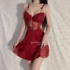 Váy ngủ sexy lụa có gọng & đệm ngực - Đầm mặc nhà gợi cảm, giảm giá 185.000₫ 5