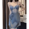 Váy ngủ sexy lụa có gọng & đệm ngực - Đầm mặc nhà gợi cảm, giảm giá 185.000₫ 7