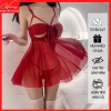 Váy ngủ thắt nơ ngực quyến rũ, gợi cảm - Giá chỉ 61.999 VND, đồ ngủ cao cấp