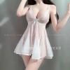 Váy ngủ voan lụa xuyên thấu dây nơ buộc lưng siêu sexy - Giá 235k (giảm từ 303k) 11