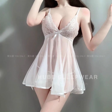 Váy ngủ voan lụa xuyên thấu dây nơ buộc lưng siêu sexy - Giá 235k (giảm từ 303k) 11 Váy ngủ voan lụa xuyên thấu dây nơ buộc lưng siêu sexy - Giá 235k (giảm từ 303k) 11