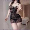 Váy ngủ xuyên thấu 2 dây sexy màu tím mộng mơ - LALA HONEY, gợi cảm, sang chảnh, giảm giá 105.500đ 4