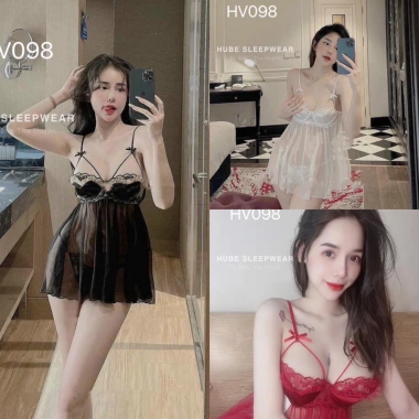 Váy ngủ xuyên thấu ren gọng bẹo ngực mẫu mới giảm giá 15% chỉ 285.000đ Váy ngủ xuyên thấu ren gọng bẹo ngực mẫu mới giảm giá 15% chỉ 285.000đ