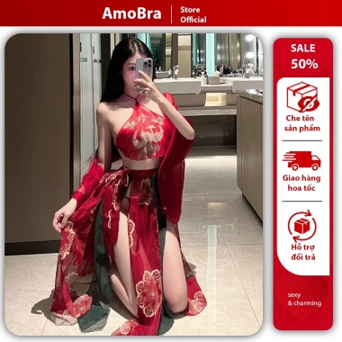 Váy ngủ, Yếm, Khăn voan công gợi cảm - Đồ ngủ nữ Cosplay cổ trang sexy DN08
