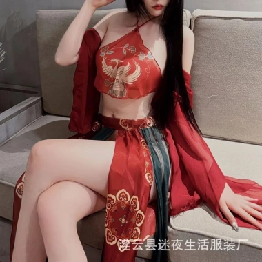 Váy ngủ, Yếm, Khăn voan công gợi cảm - Đồ ngủ nữ Cosplay cổ trang sexy DN08 10