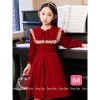 Váy nhung công chúa bé gái Tết Noel sang chảnh, size 15-50kg, giảm giá 210.000₫ 3