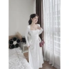 Váy nữ body dài đuôi xòe bồng, đầm thu đông sang chảnh Jully Clothes 229k 4