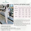 Váy Nữ Công Sở Tay Ngắn Cổ Vest Hoa Eo, Đầm Bút Chì Ôm Body Vải Mango, Size 40‑65kg - 165k 9