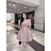 Váy Nữ Dự Tiệc Tacta Sang Chảnh Đính Hoa Ngực Tay Bồng - Giá ưu đãi 354.000đ 3