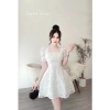 Váy Nữ Nori Dáng Xòe Tay Bồng Ren Hoa Cao Cấp Đi Tiệc Sang Trọng Lagoo Elegent 289.899₫ 3