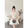 Váy Nữ Nori Dáng Xòe Tay Bồng Ren Hoa Cao Cấp Đi Tiệc Sang Trọng Lagoo Elegent 289.899₫ 4