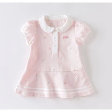 Váy Polo Cotton bé gái 2.025: Thể thao ngắn tay mỏng mùa hè, giá ưu đãi 216.585₫ 5